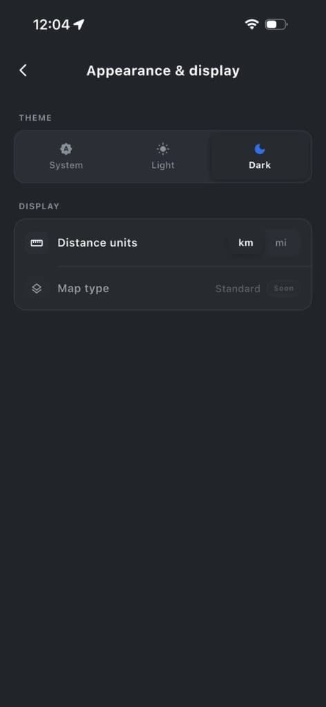 Appearance and Display Settings