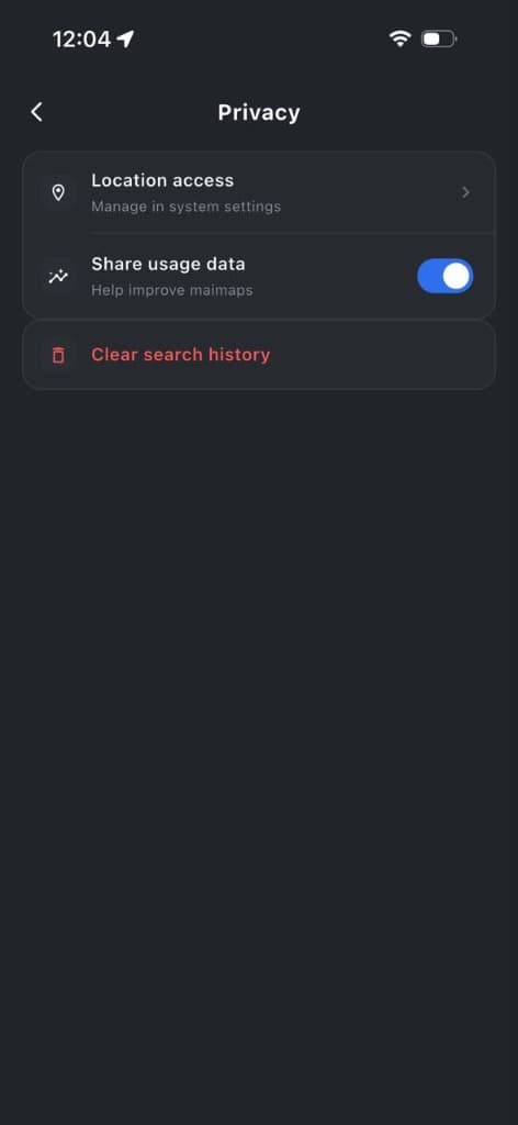 Privacy Settings
